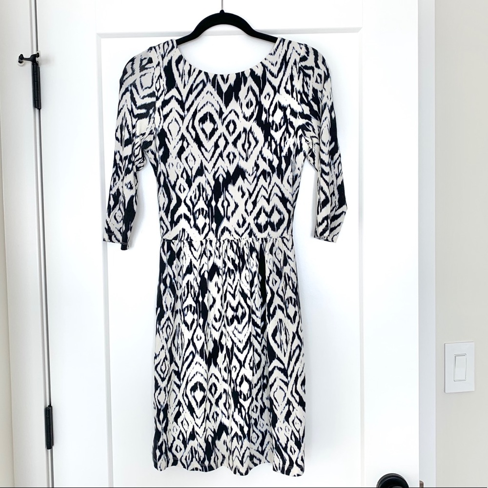 Knee Length Pattern Dress